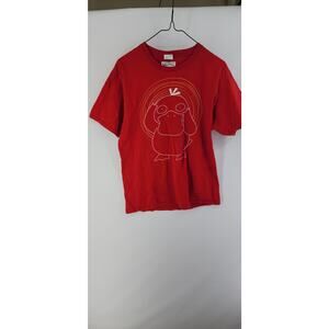 Pokemon Jigglypuff Graphic T-Shirt Red Port Company Size M